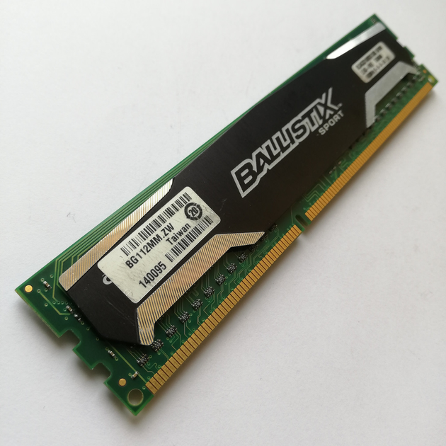 Оперативная память Crucial 4 GB DDR3 1333 MHz (BLS4G3D1339DS1S00) б/у